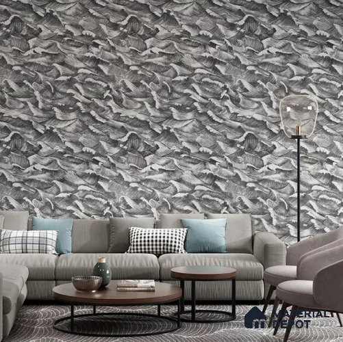 TV 0302 | 10 Meter x 21 Inches Patterned Look Wallpaper - 57.41 Sq. Ft. | Minimum 15% wastage during installation