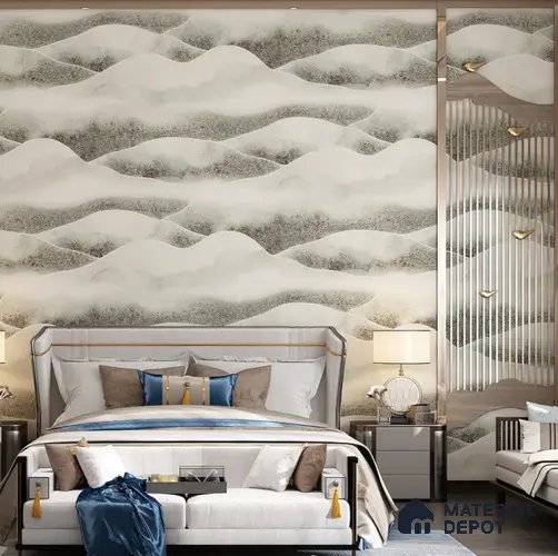 TV 1301 | 10 Meter x 21 Inches Patterned Look Wallpaper - 57.41 Sq. Ft. | Minimum 15% wastage during installation