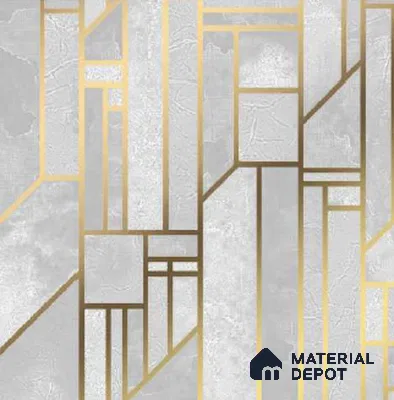 WS 2018 | 10 Meter x 21 Inches Geometric Look Wallpaper - 57.41 Sq. Ft. | Minimum 15% wastage during installation
