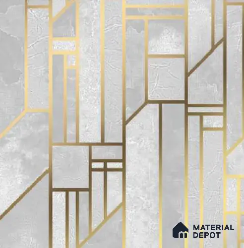 WS 2018 | 10 Meter x 21 Inches Geometric Look Wallpaper - 57.41 Sq. Ft. | Minimum 15% wastage during installation