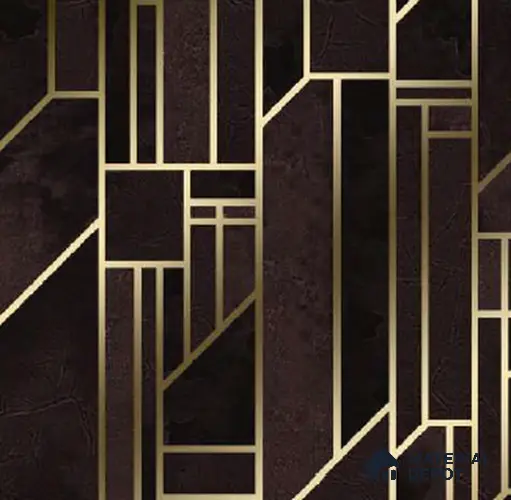 WS 2020 | 10 Meter x 21 Inches Geometric Look Wallpaper - 57.41 Sq. Ft. | Minimum 15% wastage during installation