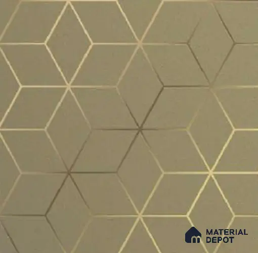 WS 2024 | 10 Meter x 21 Inches Geometric Look Wallpaper - 57.41 Sq. Ft. | Minimum 15% wastage during installation