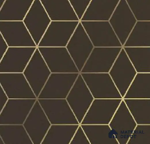 WS 2025 | 10 Meter x 21 Inches Geometric Look Wallpaper - 57.41 Sq. Ft. | Minimum 15% wastage during installation