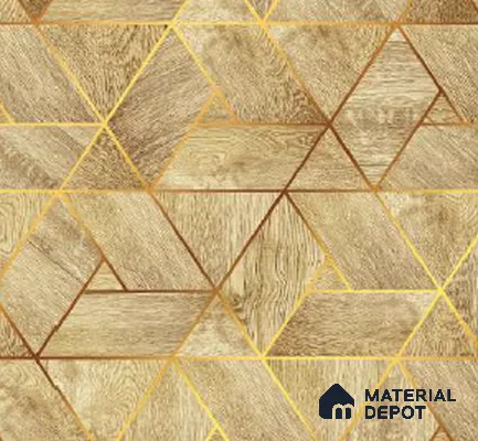 WS 2029 | 10 Meter x 21 Inches Geometric Look Wallpaper - 57.41 Sq. Ft. | Minimum 15% wastage during installation