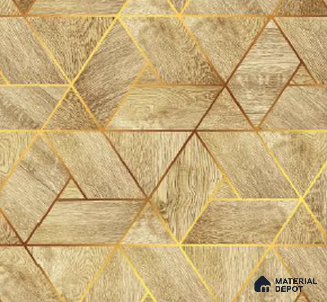 WS 2029 | 10 Meter x 21 Inches Geometric Look Wallpaper - 57.41 Sq. Ft. | Minimum 15% wastage during installation
