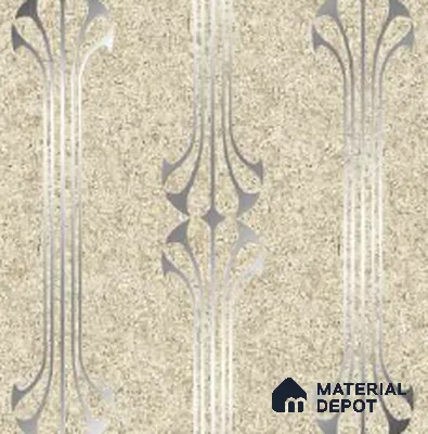 WS 2038 | 10 Meter x 21 Inches Damask Look Wallpaper - 57.41 Sq. Ft. | Minimum 15% wastage during installation