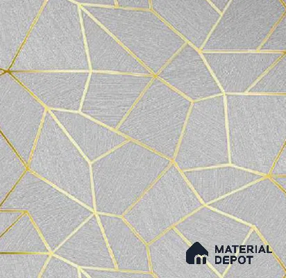 WS 2044 | 10 Meter x 21 Inches Geometric Look Wallpaper - 57.41 Sq. Ft. | Minimum 15% wastage during installation