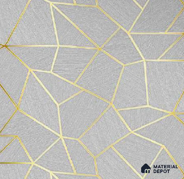 WS 2044 | 10 Meter x 21 Inches Geometric Look Wallpaper - 57.41 Sq. Ft. | Minimum 15% wastage during installation