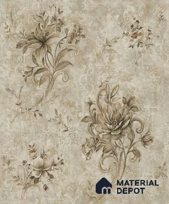 1104 | 10 Meter x 21 Inches Florals Look Wallpaper - 57.37 Sq. Ft. | Minimum 15% wastage during installation