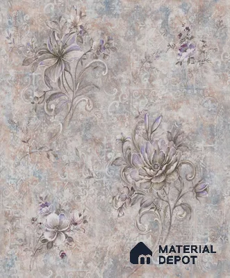 1102 | 10 Meter x 21 Inches Florals Look Wallpaper - 57.37 Sq. Ft. | Minimum 15% wastage during installation