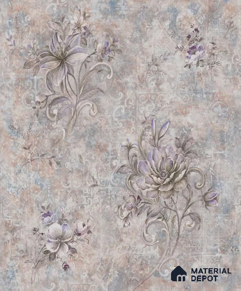 1102 | 10 Meter x 21 Inches Florals Look Wallpaper - 57.37 Sq. Ft. | Minimum 15% wastage during installation