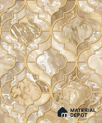 1117 | 10 Meter x 21 Inches Patterned Look Wallpaper - 57.37 Sq. Ft. | Minimum 15% wastage during installation