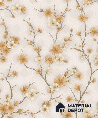 1119 | 10 Meter x 21 Inches Florals Look Wallpaper - 57.37 Sq. Ft. | Minimum 15% wastage during installation