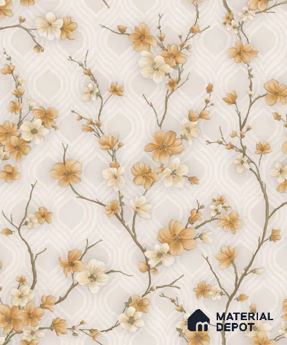 1119 | 10 Meter x 21 Inches Florals Look Wallpaper - 57.37 Sq. Ft. | Minimum 15% wastage during installation