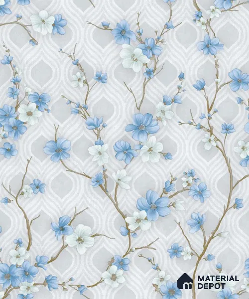 1121 | 10 Meter x 21 Inches Florals Look Wallpaper - 57.37 Sq. Ft. | Minimum 15% wastage during installation