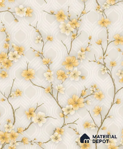 1120 | 10 Meter x 21 Inches Florals Look Wallpaper - 57.37 Sq. Ft. | Minimum 15% wastage during installation