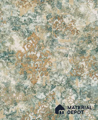1126 | 10 Meter x 21 Inches Damask Look Wallpaper - 57.37 Sq. Ft. | Minimum 15% wastage during installation