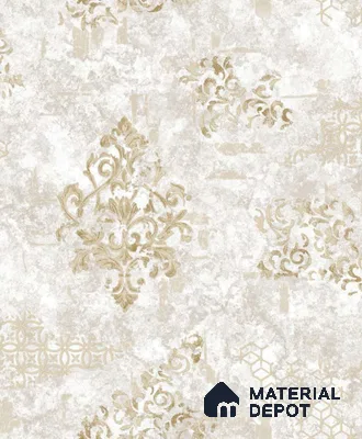 1127 | 10 Meter x 21 Inches Damask Look Wallpaper - 57.37 Sq. Ft. | Minimum 15% wastage during installation