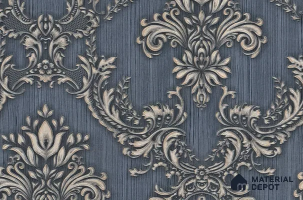 1501-05 | 5 Meter x 42 Inches Damask Look Wallpaper - 57.41 Sq. Ft. | Minimum 15% wastage during installation