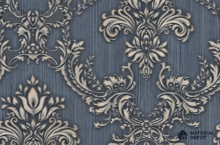1501-05 | 5 Meter x 42 Inches Damask Look Wallpaper - 57.41 Sq. Ft. | Minimum 15% wastage during installation