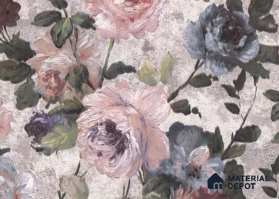 1513-04 | 5 Meter x 42 Inches Florals Look Wallpaper - 57.41 Sq. Ft. | Minimum 15% wastage during installation