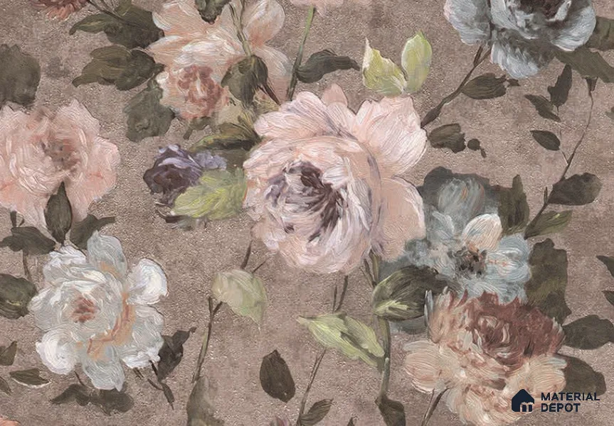 1513-05 | 5 Meter x 42 Inches Florals Look Wallpaper - 57.41 Sq. Ft. | Minimum 15% wastage during installation