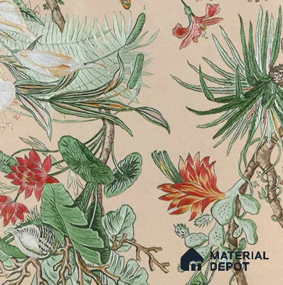 170-32 | 9.6 Meter x 20.87 Inches Florals Look Wallpaper - 54.77 Sq. Ft. | Minimum 15% wastage during installation