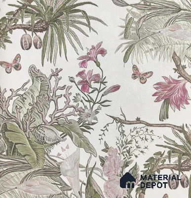 170-34 | 9.6 Meter x 20.87 Inches Florals Look Wallpaper - 54.77 Sq. Ft. | Minimum 15% wastage during installation