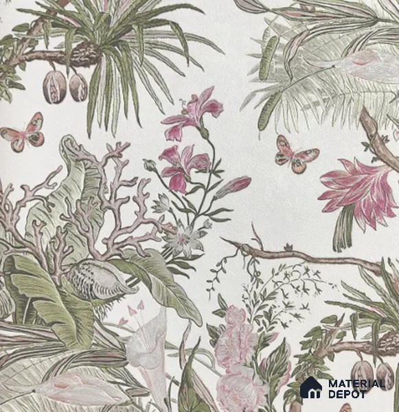 170-34 | 9.6 Meter x 20.87 Inches Florals Look Wallpaper - 54.77 Sq. Ft. | Minimum 15% wastage during installation