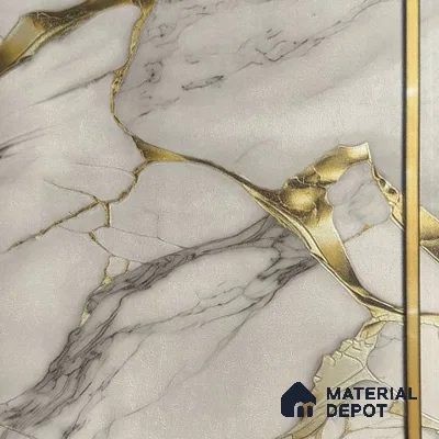 170-46 | 9.6 Meter x 20.87 Inches Marble Look Wallpaper - 54.77 Sq. Ft. | Minimum 10% wastage during installation