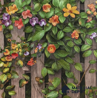 170-50 | 9.6 Meter x 20.87 Inches Florals Look Wallpaper - 54.77 Sq. Ft. | Minimum 15% wastage during installation