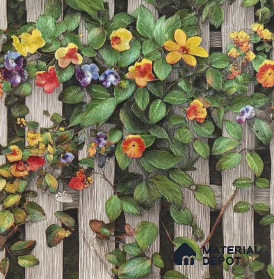 170-51 | 9.6 Meter x 20.87 Inches Florals Look Wallpaper - 54.77 Sq. Ft. | Minimum 15% wastage during installation