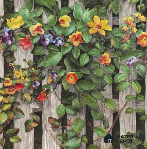 170-51 | 9.6 Meter x 20.87 Inches Florals Look Wallpaper - 54.77 Sq. Ft. | Minimum 15% wastage during installation