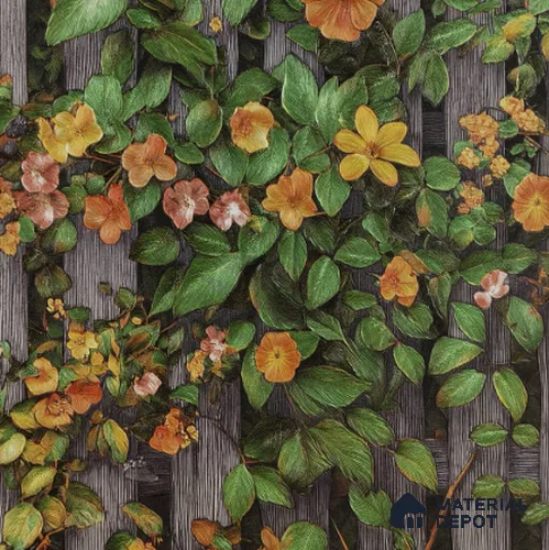 170-52 | 9.6 Meter x 20.87 Inches Florals Look Wallpaper - 54.77 Sq. Ft. | Minimum 15% wastage during installation