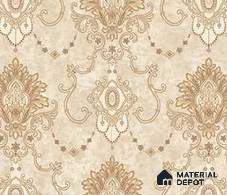 190905 | 5 Meter x 42 Inches Damask Look Wallpaper - 57.41 Sq. Ft.