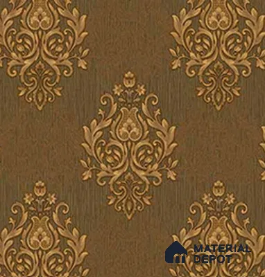 190933 | 5 Meter x 42 Inches Damask Look Wallpaper - 57.41 Sq. Ft.