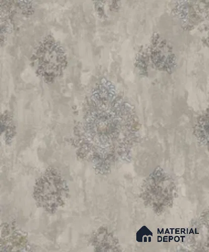 203-2 | 10 Meter x 21 Inches Damask Look Wallpaper - 57.05 Sq. Ft. | Minimum 15% wastage during installation