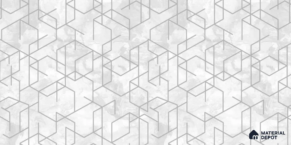 207-2 | 10 Meter x 21 Inches Geometric Look Wallpaper - 57.05 Sq. Ft. | Minimum 15% wastage during installation