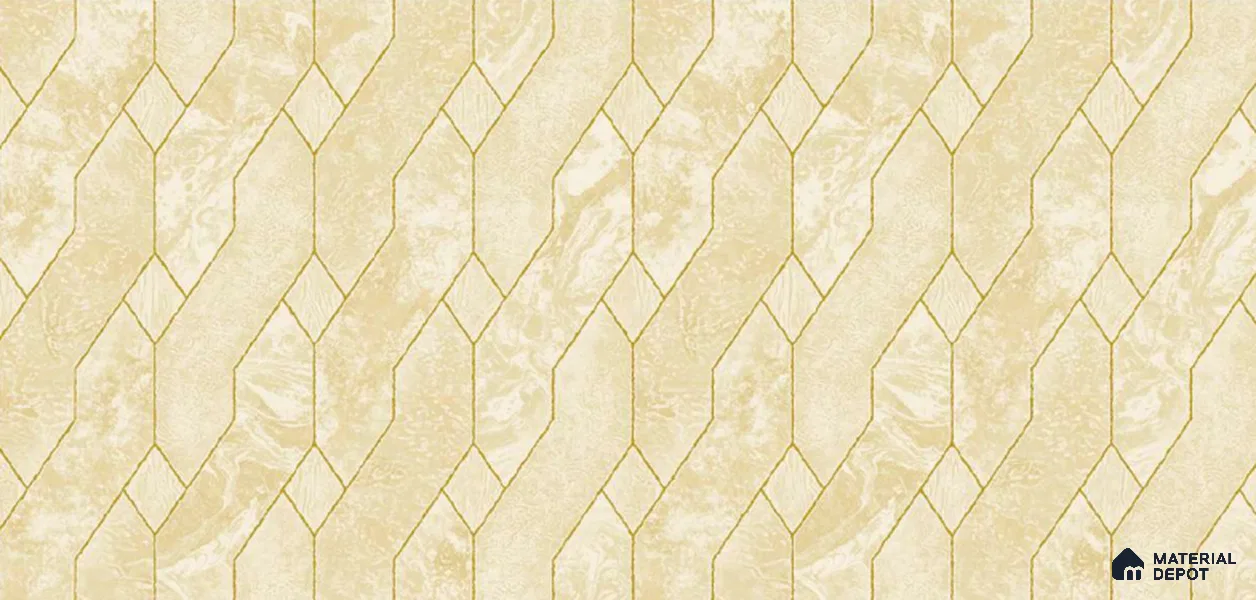 211-2 | 10 Meter x 21 Inches Geometric Look Wallpaper - 57.05 Sq. Ft. | Minimum 15% wastage during installation