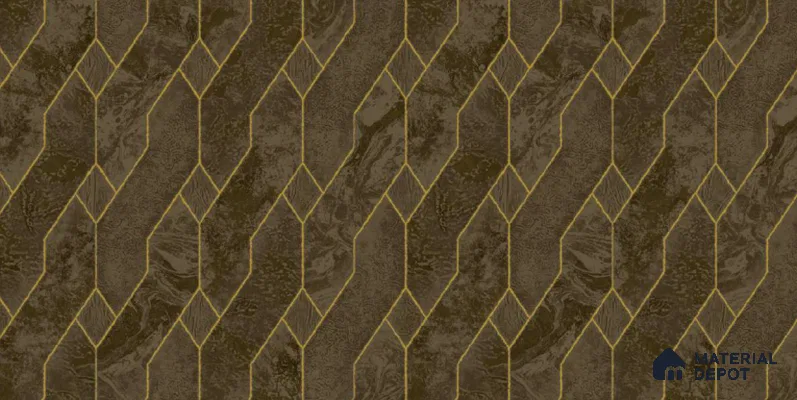 211-3 | 10 Meter x 21 Inches Geometric Look Wallpaper - 57.05 Sq. Ft. | Minimum 15% wastage during installation