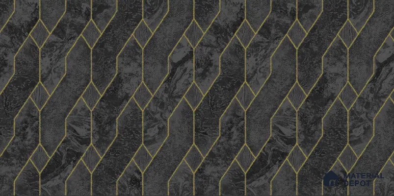 211-5 | 10 Meter x 21 Inches Geometric Look Wallpaper - 57.05 Sq. Ft. | Minimum 15% wastage during installation