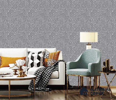 217012 | 10 Meter x 21 Inches Patterned Look Wallpaper - 57.37 Sq. Ft. | Minimum 15% wastage during installation
