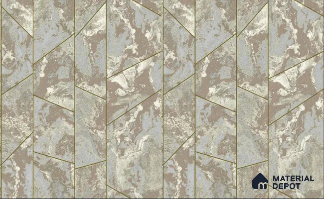 217016 | 10 Meter x 21 Inches Patterned Look Wallpaper - 57.37 Sq. Ft. | Minimum 15% wastage during installation