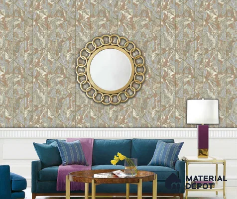 217016 | 10 Meter x 21 Inches Patterned Look Wallpaper - 57.37 Sq. Ft. | Minimum 15% wastage during installation