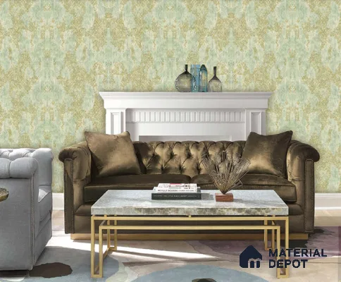 217023 | 10 Meter x 21 Inches Patterned Look Wallpaper - 57.37 Sq. Ft. | Minimum 15% wastage during installation