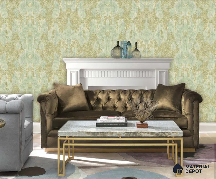 217023 | 10 Meter x 21 Inches Patterned Look Wallpaper - 57.37 Sq. Ft. | Minimum 15% wastage during installation