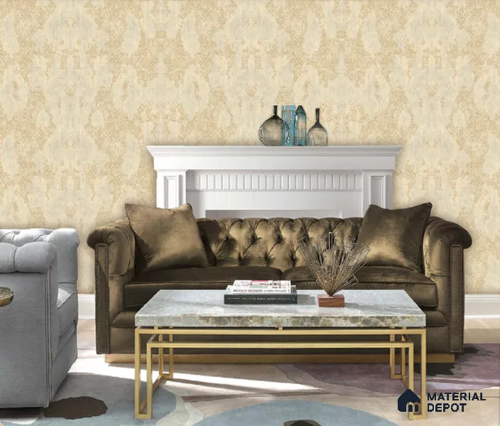 217024 | 10 Meter x 21 Inches Patterned Look Wallpaper - 57.37 Sq. Ft. | Minimum 15% wastage during installation