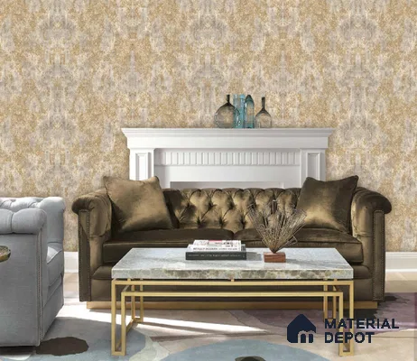 217025 | 10 Meter x 21 Inches Patterned Look Wallpaper - 57.37 Sq. Ft. | Minimum 15% wastage during installation