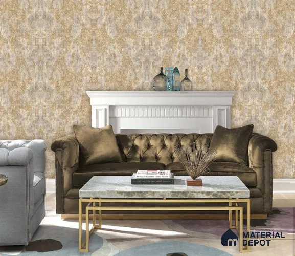 217025 | 10 Meter x 21 Inches Patterned Look Wallpaper - 57.37 Sq. Ft. | Minimum 15% wastage during installation