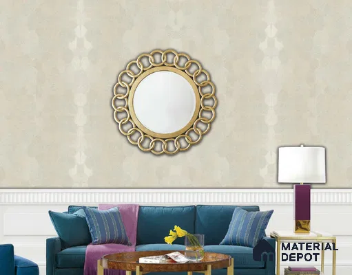 217036 | 10 Meter x 21 Inches Patterned Look Wallpaper - 57.37 Sq. Ft. | Minimum 15% wastage during installation